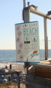 Respect the beach